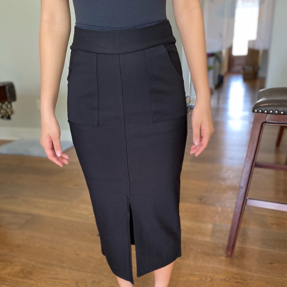 black long skirt